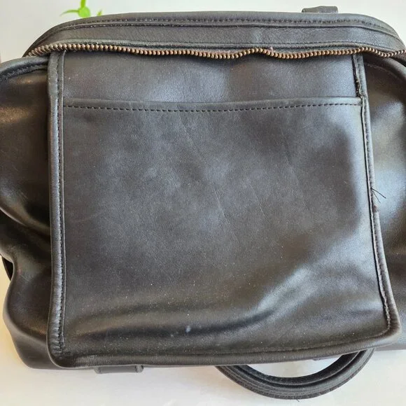 EUC Vintage Coach Soft Satchel (4055) in Black